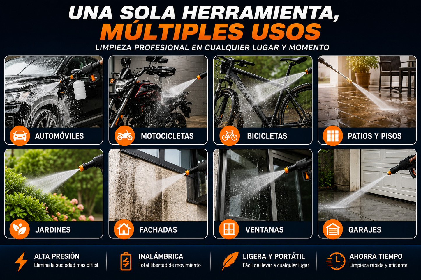 HIDROLAVADORA PRO MAX 48V® EDICIÓN IMPORTADA USA