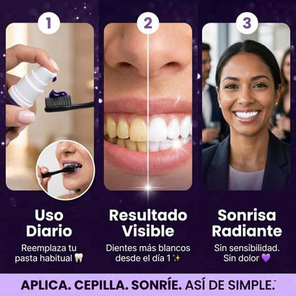 DentaViolet™ Purple Corrector | Neutraliza tonos amarillos y mejora el brillo de tu sonrisa