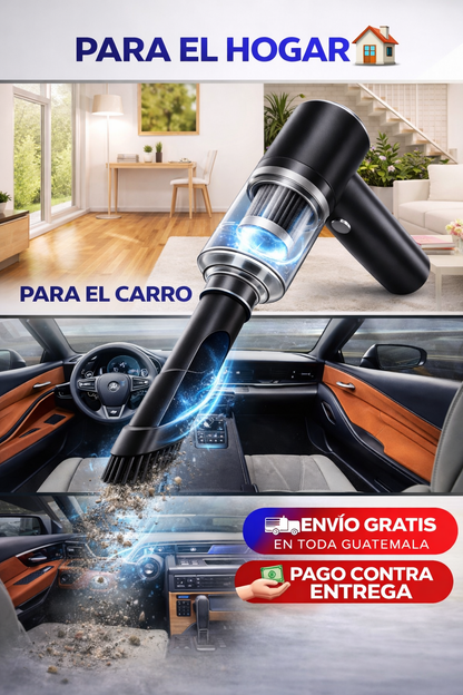 TurboVac Pro™ – Aspiradora portátil 3 en 1 que elimina la suciedad en segundos