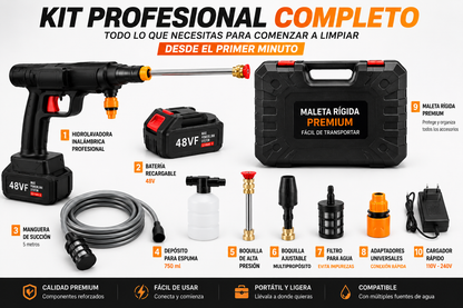 HIDROLAVADORA PRO MAX 48V® EDICIÓN IMPORTADA USA