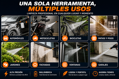 HIDROLAVADORA PRO MAX 48V® EDICIÓN IMPORTADA USA